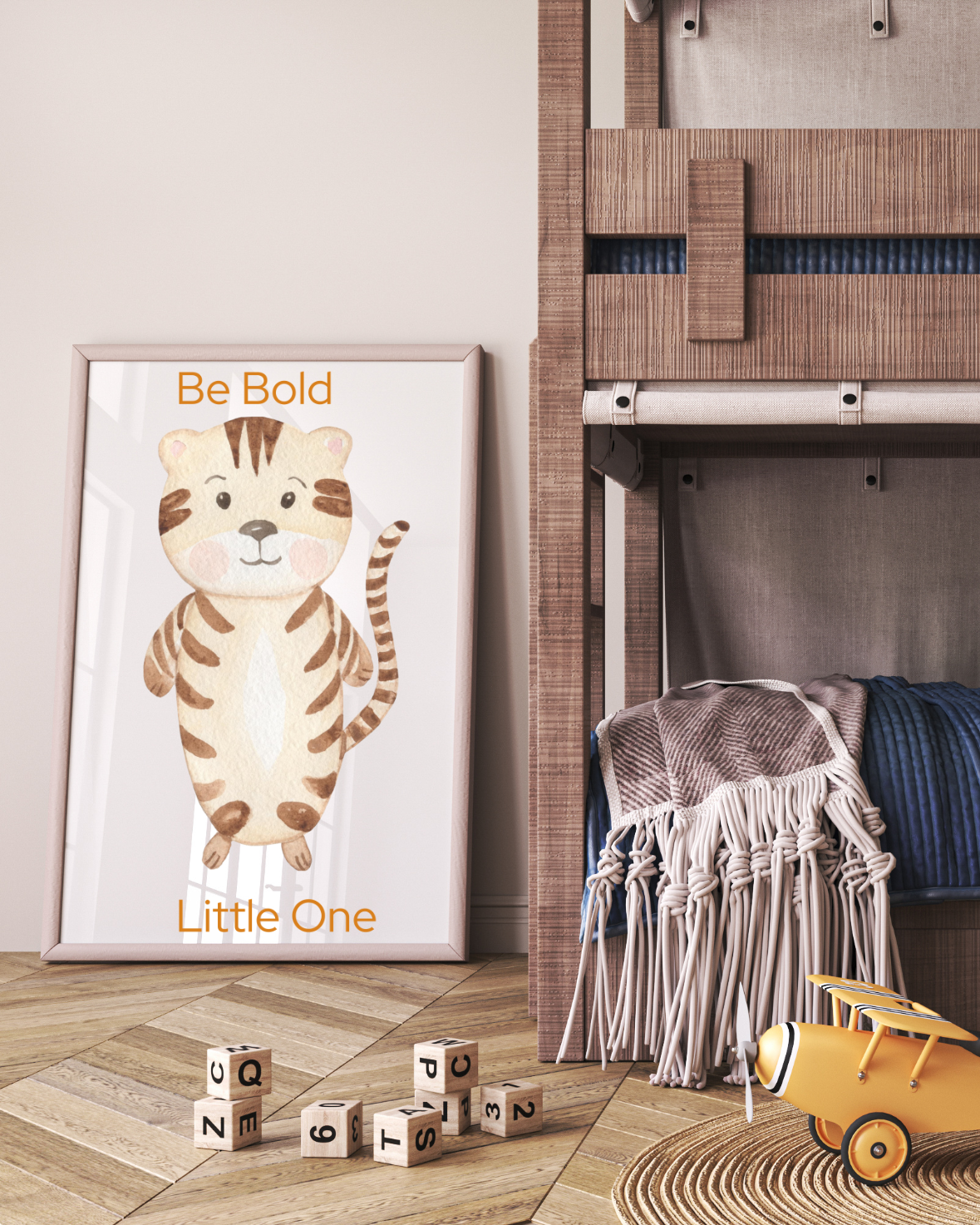 Positive quote children’s wall art digital download