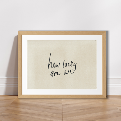 Hand-drawn typography digital download styled in a modern gallery wall