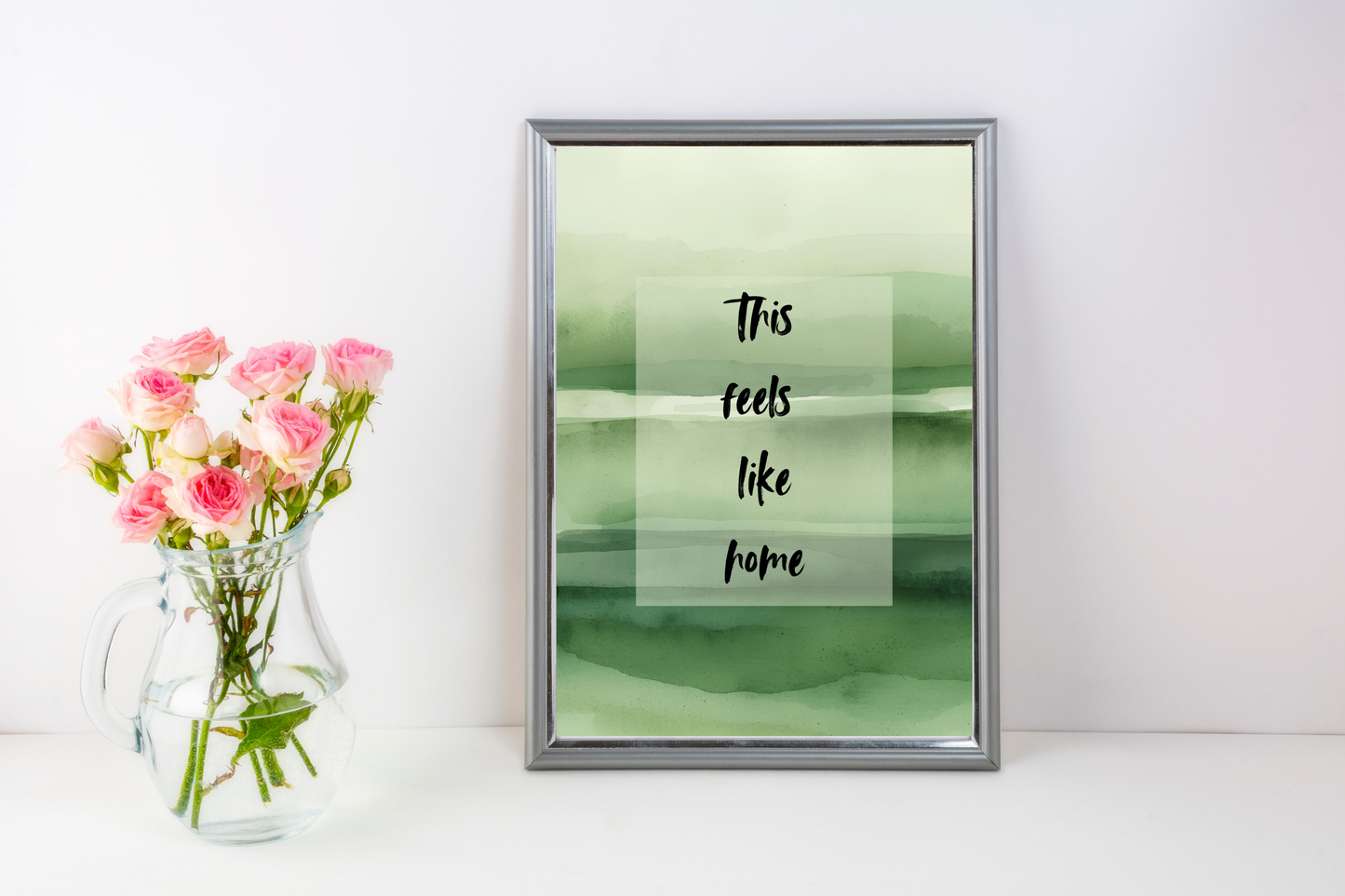 aesthetic relaxing home quote poster printable