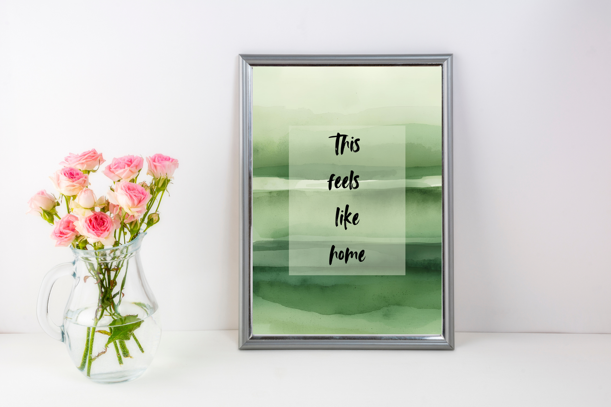 aesthetic relaxing home quote poster printable