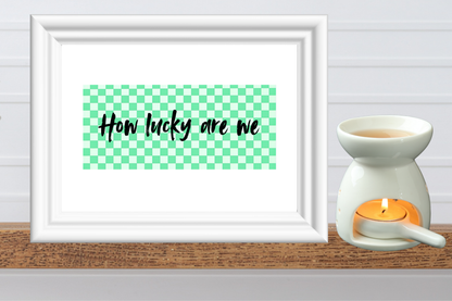 mint green aesthetic typography print for modern home decor